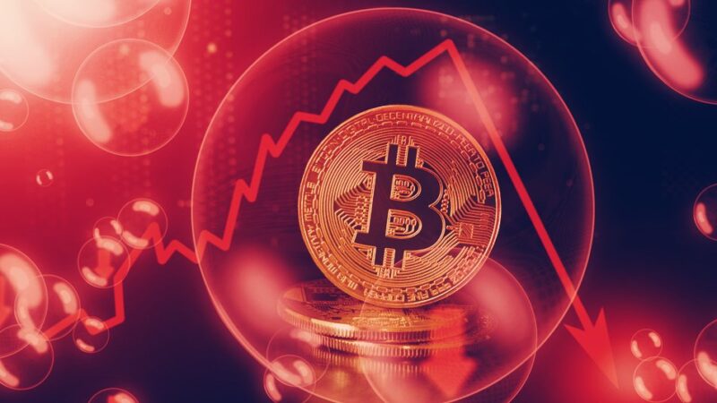 giá bitcoin sụt giảm do mất điện
