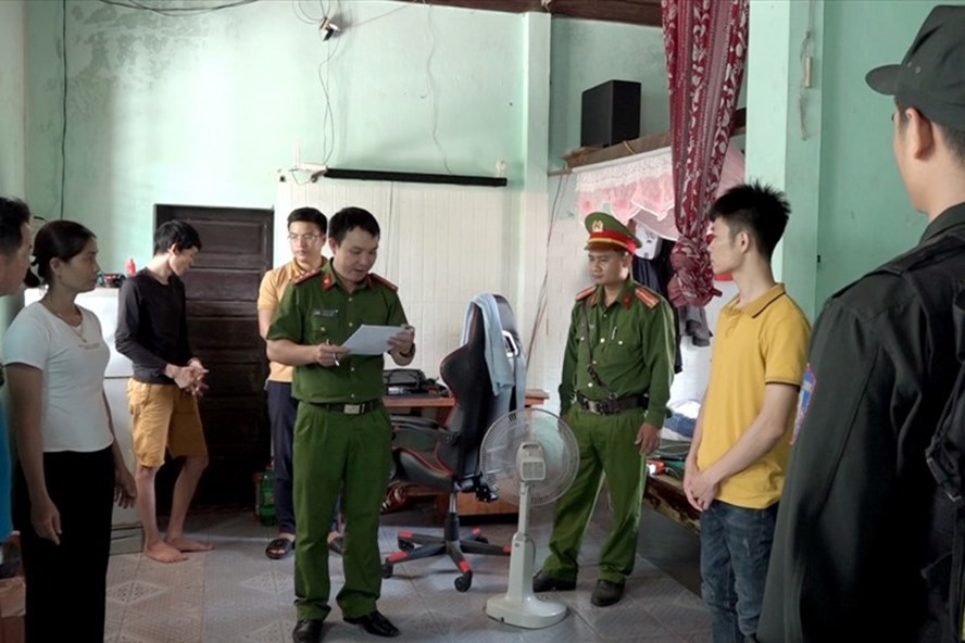 Chuyên án đánh bạc qua mạng với số tiền khủng được triệt phá ở Quảng Bình